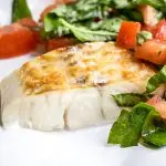 Parmesan Haddock with Fresh Tomatoes and Basil Parmesan Haddock
